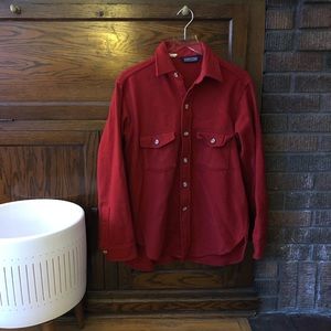 Vintage Lands End wool shacket M’s Med/ W’s Lg